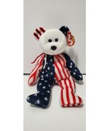 Rare 1999 TY &quot;Spangle&quot; White Face Beanie Baby with Multiple Errors - $12.98 CAD