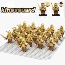 21pcs/set Kingsguard Game of Thrones White cloaks Golden armor Minifigures - £29.02 GBP