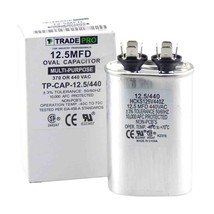 TradePro 12.5 MFD 370/440 Volt Oval Run Capacitor - $14.65