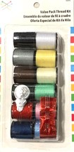 PRYM Value Pack Thread Kit, 12 Thread Spools-25 Yards, 3 Hand Needles, T... - £3.15 GBP