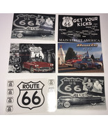 lot of 6 Route 66 postcards(get your kicks, historic Route 66) - $9.32