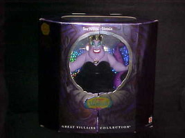 Sea Witch Ursula Doll The Little Mermaid Mattel 1997 Great Villains Collection  - £116.28 GBP