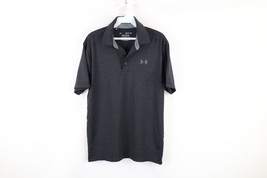 Under Armour Mens Small Loose Fit The Playoff Collared Golf Polo Shirt Black - £27.57 GBP