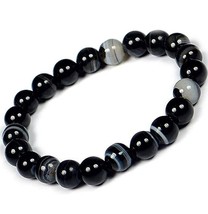 Hakik Crystal Bracelet 8 MM Hand Beads Unique Bracelet Removes Negative ... - £23.47 GBP
