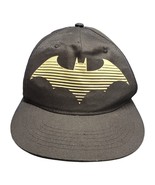 H&amp;M BATMAN Hat Cap Youth 4-8years Black with Gold Trim Logo Hip Hop Snap... - $18.39