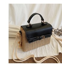 HISUELY 2023 Bohemian Straw Bags for Women Beach Handbags Summer Vintage Rattan  - £35.76 GBP