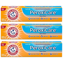3-Pack New Arm &amp; Hammer Peroxicare Deep Clean Toothpaste 6 oz Packaging May Vary - £20.81 GBP