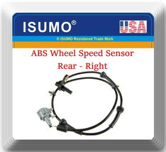 ABS Speed Sensor  Rear Right  Fits: Nissan Altima 2002-2004 2.5L 3.5L - £8.60 GBP