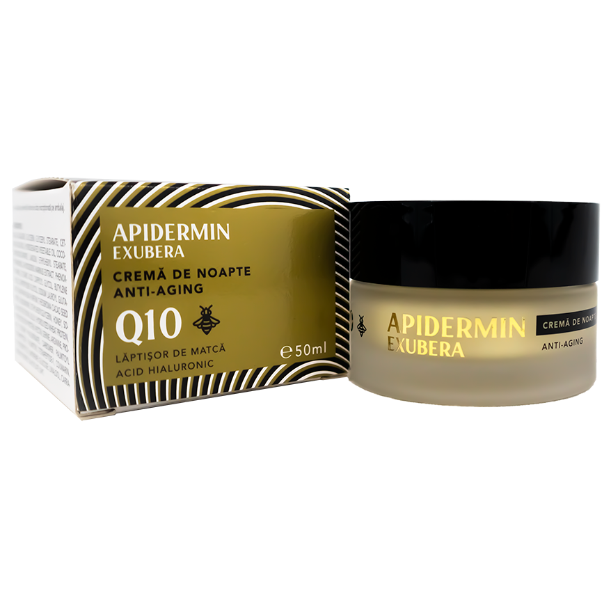 Apidermin Exubera Anti-Aging Night Cream with Royal Jelly &amp; Hyaluronic A... - $38.54