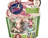Sweetest Littlest Pet Shop LPS # 3126 Brown Pink Cow Sprinkles #3127 Lad... - £23.71 GBP