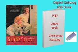 Vintage 1937 Sears Christmas Catalog Toys &amp; More See Picture &amp; Description - £14.17 GBP