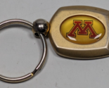 University of Minnesota U of M Metal Key Fob with &quot;M&quot; Insert - Key Ring ... - $14.84