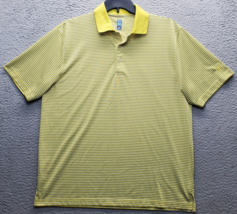 PGA TOUR Polo Shirt Men XL Multi Striped Golf Performance Short Sleeve S... - $21.44
