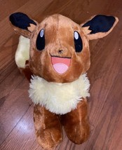 Build A Bear Pokemon Eevee Fox Plush Stuffed Animal 16&quot; 2017 BAB - £14.38 GBP