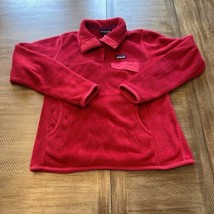 Patagonia Women&#39;s Re-Tool Snap-T Fleece Pullover Red Size S - £22.30 GBP