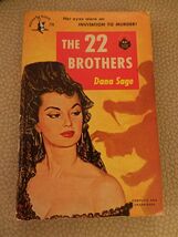 Vintage Paperback The 22 Brothers by Dana Sage Pocket Book # 775; 1st 1951. - $4.05