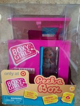 Boxy Girls Pink Peek A Box Unbox Online Shopping Surprises 4&quot; Doll+ Accessories  - £4.57 GBP