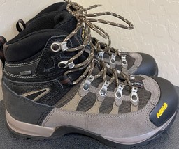 Asolo Stynger GTX Waterproof Hiking Boots Women&#39;s Size 6.5 Black Gray - £50.23 GBP