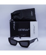 Off-White OERI137 AURORA 1007 Shiny Black/Dark Grey 51-21-145 Sunglasses... - $241.17