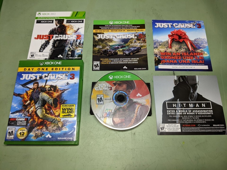 Just Cause 3 Microsoft XBoxOne Complete in Box Day One Edition - $5.70