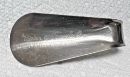 Vintage Meier &amp; Frank Co Portland Salem Metal Shoehorn Advertisement Sho... - $229.60 MXN