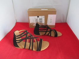 Journee Collection Women&#39;s Hanni Sandals - Black - Us Size 8 W - #679 - £17.52 GBP