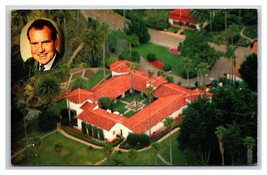 Home of Richard Nixon Aerial San Clemente California UNP Chrome Postcard L18 - £2.76 GBP