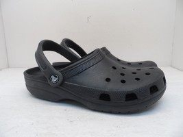 Crocs Men&#39;s Classic Clog 10001 Black Size 9M - $35.62