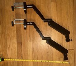 Pair 2 Single Monitor Arm Mount 17-32” Heavy Duty Missing VESA Plates - $0.98