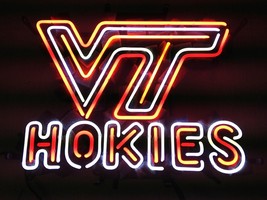 NCAA VT Virginia Tech Hokies Basketball Beer Neon Light Sign 17&#39;&#39; x 15&#39;&#39; - £390.78 GBP