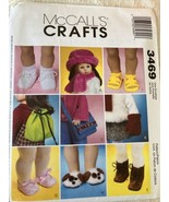 McCall&#39;s Doll Accessories Pattern 3469 Size 18&quot; UNCUT - £8.16 GBP