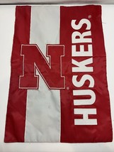 NCAA Team Sports Evergreen Nebraska Huskers EMBELLISH Garden Flag 12.5&quot; ... - $9.90