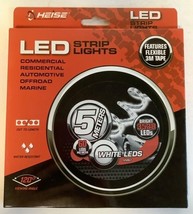 NEW Heise H-W535 3-Meters/16.4&#39; 18W LED Adhesive Strip Light White - £14.21 GBP