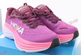Hoka Bondi 8 Sneakers Women Size 8.5 US 1127952/BGWN Sport Gym Athletic - $109.00