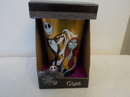 Disney Nightmare Before Christmas Jack, Sally & Zero Glass  - $22.00