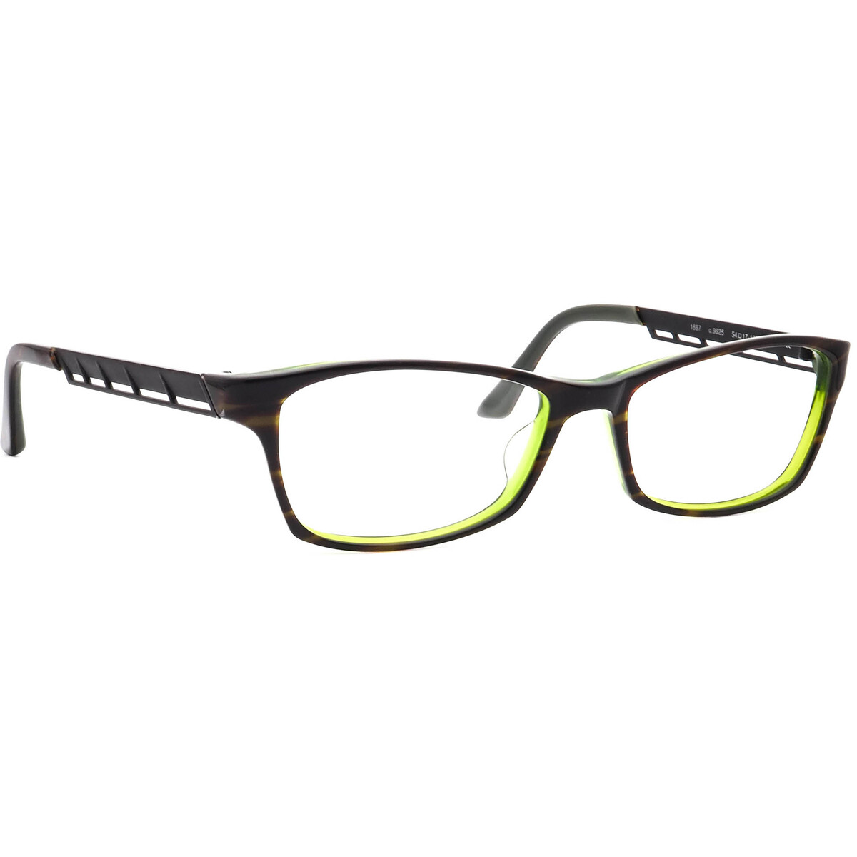 Prodesign Denmark  Eyeglasses 1687 c.9625 Dark Brown Striped/Green 54[]1... - $99.99