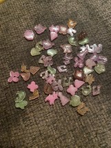 53 PC Jewelry Making LOT Cat Resin Craft Charms DIY 1/2 Inch - $12.00