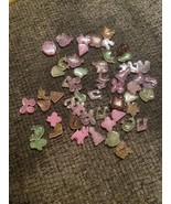 53 PC Jewelry Making LOT Cat Resin Craft Charms DIY 1/2 Inch - $16.45 CAD