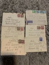 6-Germany Covers!  postage STAMP envelopes  OLDER lot HISTORY See Pictures - $9.49