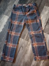 We The Free Women&#39;s Size 30 Plaid Straight Leg Jeans - £29.55 GBP