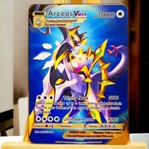 Arceus VMAX Gold Metal Pokemon Card Collectible Gift/Display - £7.51 GBP