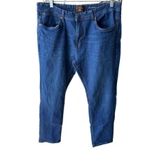 Copper Oak Jeans ZOF302 Men 38x32 Blue Slim Straight Classiccore Premium... - £21.22 GBP