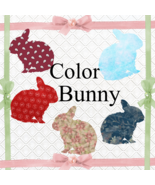 Mix Color Bunny1-Digital Clipart-Art Clip-Gift Cards-Gift Tag-Jewelry-T ... - $37.30 MXN