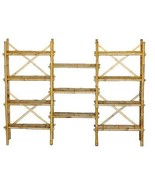 Bamboo Expanded Storage Rack Tiki Bamboo 3 section Adjustable Patio Deck... - $451.39 CAD