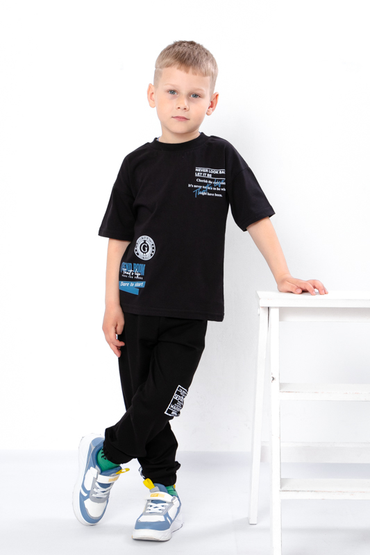 Pants (boys), Any season,  Nosi svoe 6155-057-33-4 (chornyj)