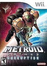Metroid Prime 3: Corruption (Nintendo Wii, 2007) Game and Manual - £13.23 GBP