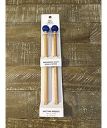 Big Twist Beechwood Shaft Resin Stopper Knitting Needles 13/9mm - €42,11 EUR