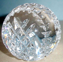 Waterford Crystal Baseball Paperweight Figurine #40005442 New - £54.94 GBP