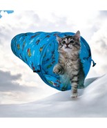 The Grinch Pop Up Cat Tunnel Toy Blue Christmas Crinkle Play Enrichment ... - $10.81 CAD