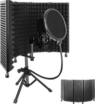 Foldable Sound Shield For Blue Yeti And Condenser Microphones, Iouyk Studio - £38.33 GBP